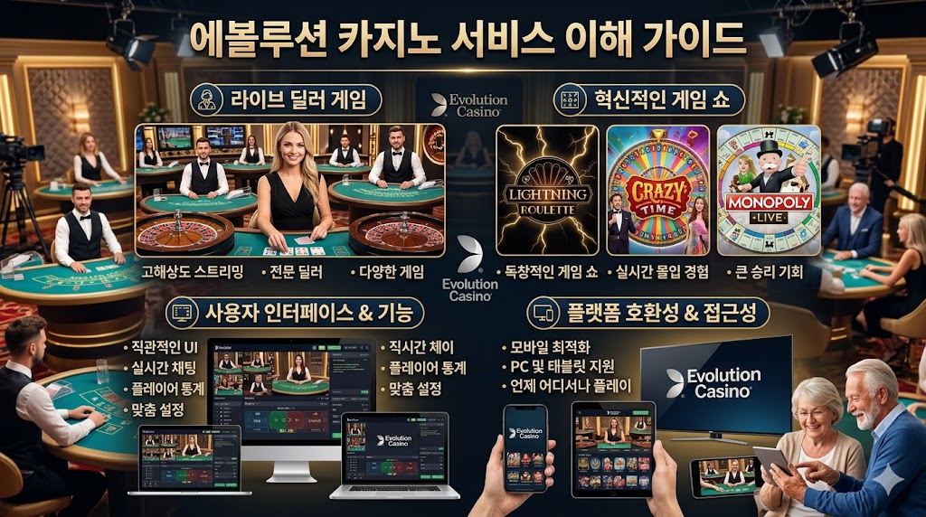 에볼루션 카지노 서비스